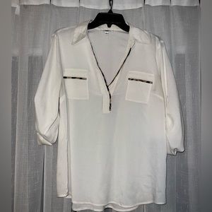 Cream colored Calvin Klein blouse